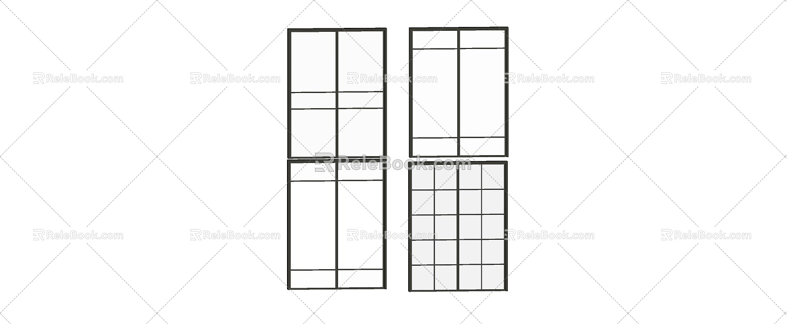 sliding door 3d model