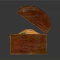 Vintage Wooden Storage Chests With Ornate Carvings And Decorative Metal Clasps