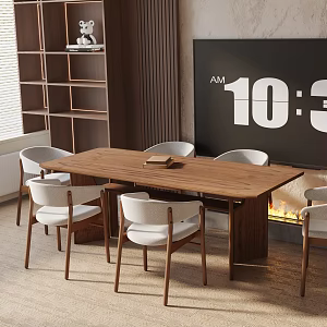 Modern table combination 3d model