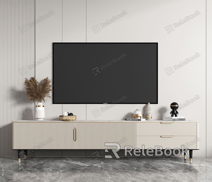 Light Luxury TV Cabinet model