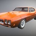 vintage car 3d model