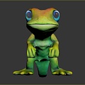 Lizard Anime Lizard Chameleon Cartoon Lizard Reptile Cold Blooded Animal Reptile Reptile Class 3d model