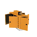 silencing large mountain generator container industrial animation 3d model