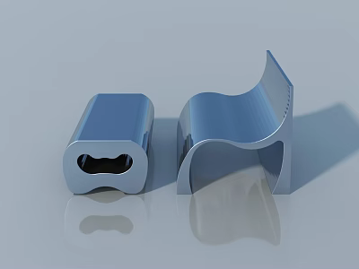 Wooden Bench Seat Park Seat Bench 3d model