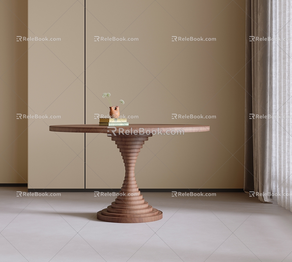 Round table 3d model