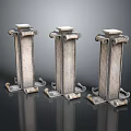 Columns Stone Columns Stone Columns Old Columns Roman Columns Roman Columns Classical Columns Greek Columns 3d model