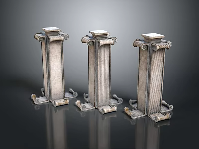Columns Stone Columns Stone Columns Old Columns Roman Columns Roman Columns Classical Columns Greek Columns 3d model