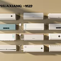 TPHUAXIANG 9527 Air Conditioner Fans With Multiple Styles And Colors On Wall