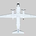 Military Fighter Jet With Number 18 Twin Propellers And Aerodynamic Wing Design
