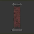 Modern Columns Stone Columns Stone Columns Old Stone Columns 3d model