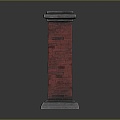 Modern Columns Stone Columns Stone Columns Old Stone Columns 3d model