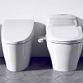 Modern White Ceramic Toilets In Various Styles For Bathroom Interior Design
