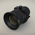 Professional Digital Camera Lens Large Aperture Black Design Red Line Accent Zoom Ring