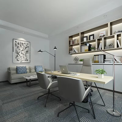 The Modern Office 3d model The Modern Office 3d model