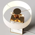 Modern Table Lamp Round Table Lamp 3d model