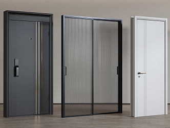 Door combination 3d model