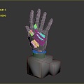 Hand Hand Hand Hand Hand Hand Hand Medical Teaching Aware Medical Supplies Medical Teaching Aware Medical Display 3d model