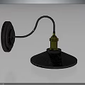 Modern Black Wall Lamp With Gold Accent And Minimalist Design For Home Decor