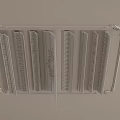 Gypsum Carved Lines 3d model