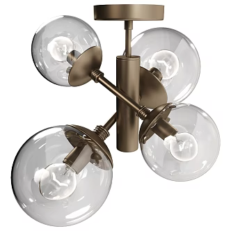 Metal Lux Modern Italian Chandelier Metal Chandelier Glass Chandelier Multi Head Chandelier Spherical Chandelier 3d model