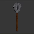 Lion Head Designed Hammer With Metallic Head And Wooden Handle
