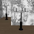 Modern Middle Style Floor Lamp Decorative Lamp 3d model