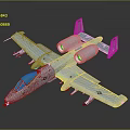 Modern Fighter Next Generation Aircraft 3d model