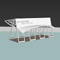 ZX New Yuan Technology Intelligent Equipment Industry Base Modern Architectural Structure With White Frame And Waterfront