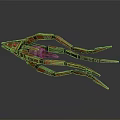 Modern robot octopus 3d model
