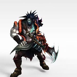 King of the Tadamir Barbarians 3d model