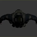 Tactical Character 3D Model Wearing Military Gear And Dark Tactical Uniform