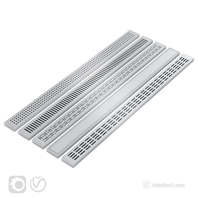 Stainless Steel Sink Drain Grates For Dishwashing With Perforated Design And Durable Build 3d model 