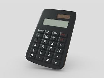 Modern Calculator Cartoon Calculator 3d model