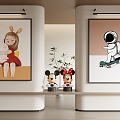 Children's Room Hanging Painting Decorative Painting Universal Art Painting 3d model