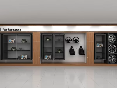 Modern Display Cabinet BMW Store Display Cabinet 3d model Modern Display Cabinet BMW Store Display Cabinet 3d model