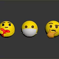 Game And Movie Characters Featuring Yellow Emoji With Heart Mask And Thinking Expressions