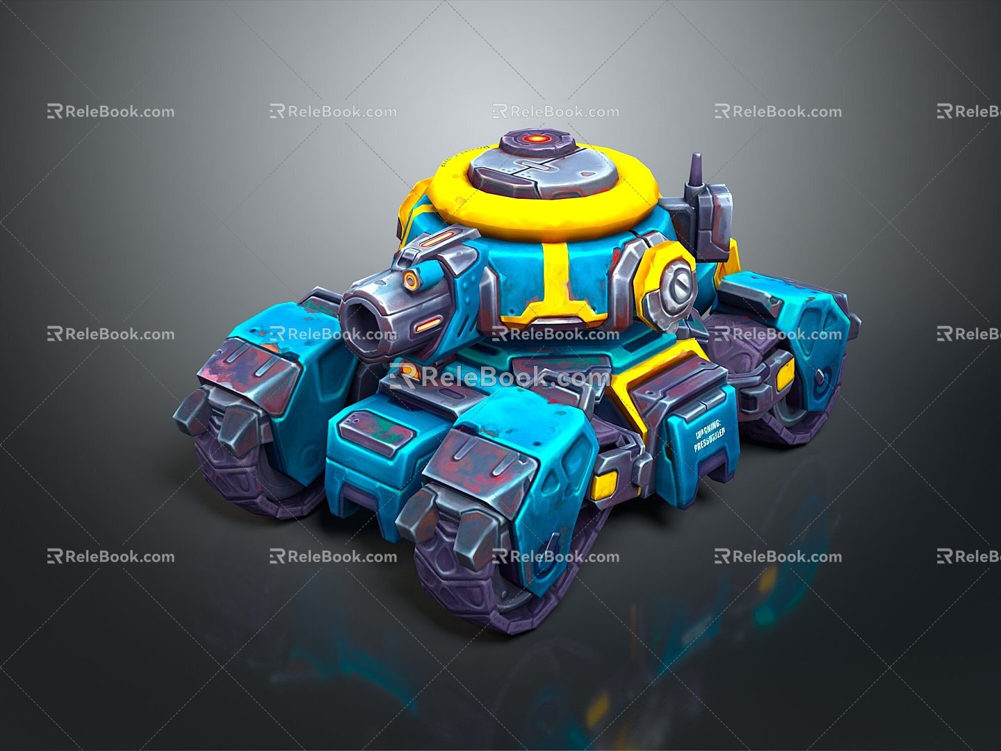 Sci-fi Tank Cartoon Tank Sci-fi Vehicle Sci-fi Vehicle World of Tanks Tank War Anime Tank 3d model