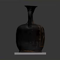 Intricate Carved Ancient Terracotta Jug With Figure Floral Motifs On White Base