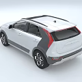 Modern White SUV With Sleek Exterior Black Roof And Stylish Alloy Wheels