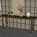 New Chinese-style bar case porch end view bar case 3d model