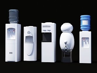 modern water dispenser 3d model