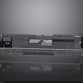 Gray Norfolk Southern NS 102 Locomotive Train Model Display With Detailed Wheels And Cab