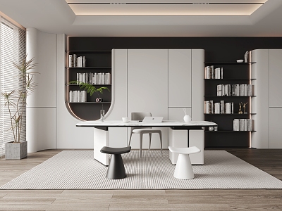 Modern Minotti Study 3d model