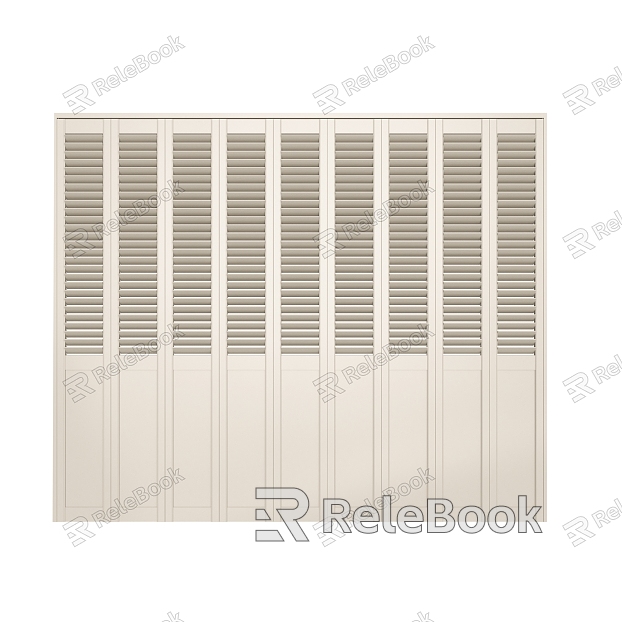 Solid wood door shutter partition door shutter plate model