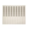 Solid wood door shutter partition door shutter plate 3d model