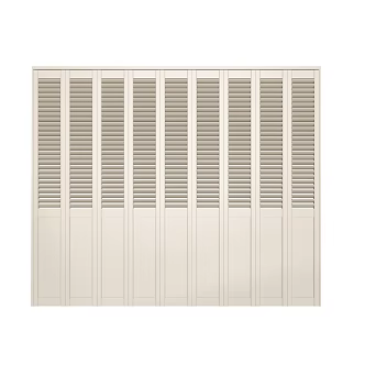 Solid wood door shutter partition door shutter plate 3d model