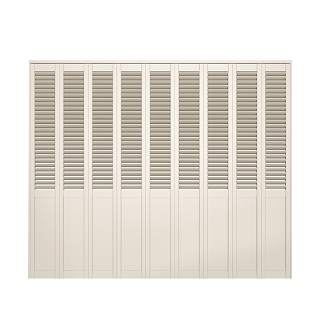 Solid wood door shutter partition door shutter plate 3d model