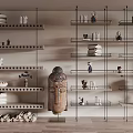 Modern Bookshelf 3d model