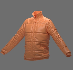 Clothes Down Jacket Skirt Top 3d model