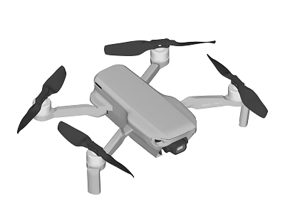 Modern UAV Remote Control Aircraft Unmanned Aircraft 3d model